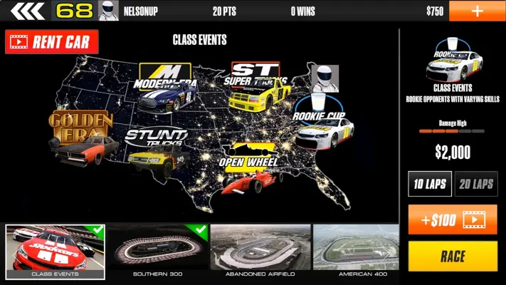 Stock Car Racing android App screenshot 4