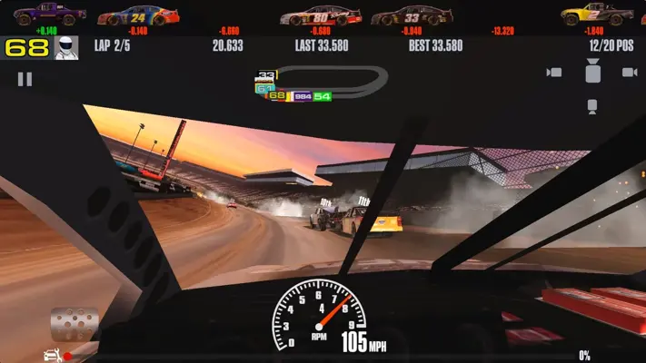 Stock Car Racing android App screenshot 6